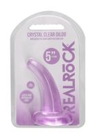 Dildo Zakrzywione Fiolet Z Mocną Przyssawką 12 Cm
