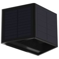 Solarny kinkiet Wings EKO9097 Ekolight LED 2W 3000K zewnętrzny IP54 czarny