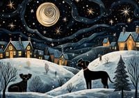 Plakat 59,4x42cm Nocny Psi Patrol