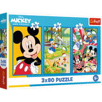 ND24_26830 Puzzle - 3x80 - Ekipa Myszki Miki Tref