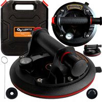 Przyssawka Próżniowa Uchwyt z Pompką i Manometrem do Płytek Glazury Szyb XL