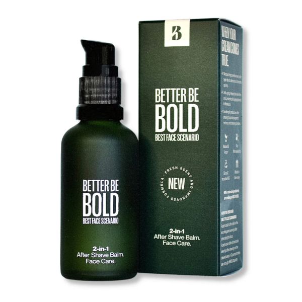BETTER BE BOLD Best Face Scenario. 2w1 Balsam po goleniu i nawilżający krem do twarzy, 50ml zdjęcie 1