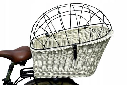 DUŻY Koszyk kosz WIKLINOWY NA ROWER bagażnik 3 kol na Arena.pl