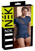 nek koszulka męska mikrofibra powernet niebiesko-czarna 2xl