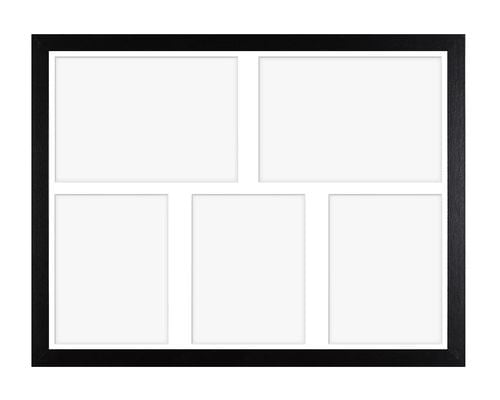 Ramka na 5 zdjęć Hekla 40x50x5 MDF galeria zdjęć czarny 1szt. na Arena.pl
