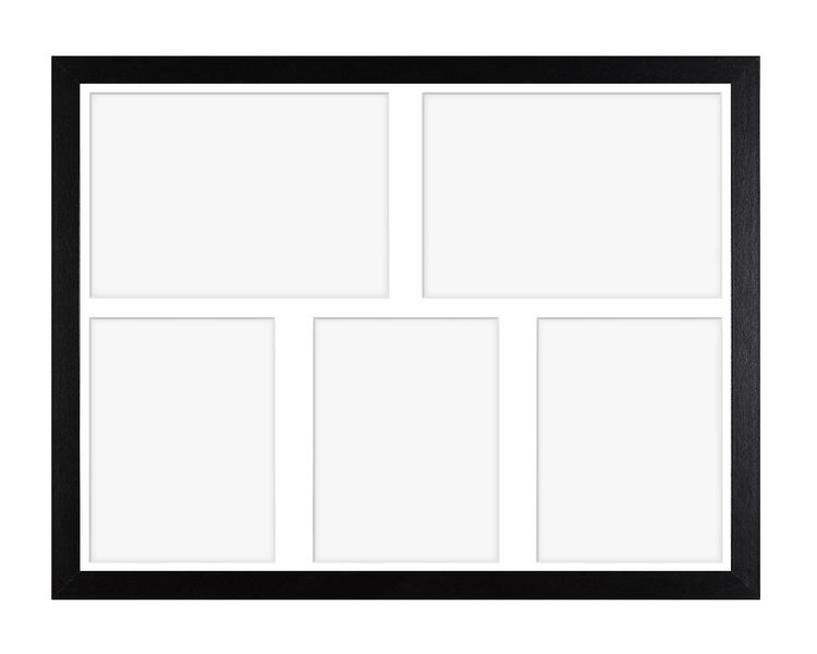 Ramka na 5 zdjęć Hekla 40x50x5 MDF galeria zdjęć czarny 1szt. zdjęcie 2