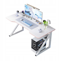KOMPUTEROWE GAMINGOWE BIURKO STÓŁ DLA GRACZA BIAŁE NOWOCZESNE 120 CM