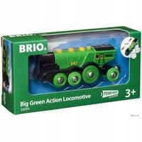 BRIO KLASYCZNA ZIELONA LOKOMOTYWA 33593