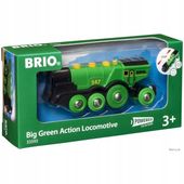 BRIO KLASYCZNA ZIELONA LOKOMOTYWA 33593