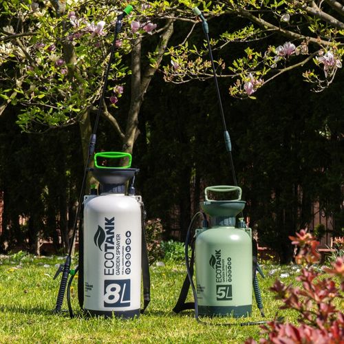 RĘCZNY OPRYSKIWACZ CIŚNIENIOWY DUŻY POJEMNOŚĆ 5L REGULACJA DYSZY LANCA na Arena.pl