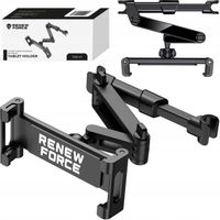 STABILNY Uchwyt samochodowy na TELEFON TABLET na zagłówek do samochodu 360°