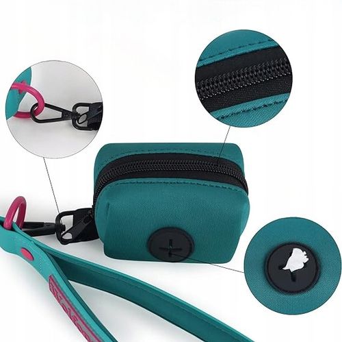 Smycz Regulowana dla Średnich Psów z Dozownikiem na Woreczki i Przysmaki na Arena.pl