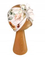 Opaska SZEROKA turban motylek jesienne kwiaty na wiosnę jesień lato 40-43