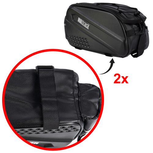 Torba na Rower Sakwa Wodoodporna na Bagażnik z Paskiem 10l na Arena.pl