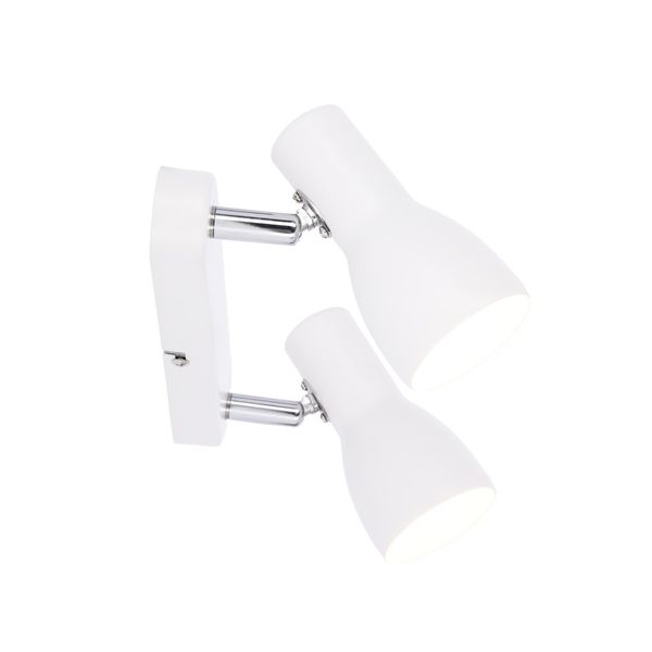 Picardo listwa 2x40W E14 biały mat zdjęcie 9