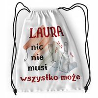 Plecak Dla Laury Sportowy Szkolny Worek Torba Z Nadrukiem Ze Zdjęciem