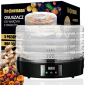 SUSZARKA DO GRZYBÓW OWOCÓW WARZYW ŻYWNOŚCI ZIÓŁ SPOŻYWCZA 350W DUŻA 5 SIT