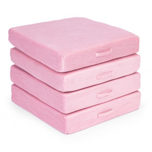 SOFA MODUŁOWA ECOTOYS 8 ELEMENTÓW RÓŻOWA MEBLE DLA DZIECI na Arena.pl