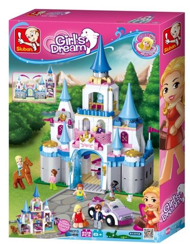 KLOCKI SLUBAN GD Zamek miejski XXL 815 elem. kompatybilne z LEGO na Arena.pl