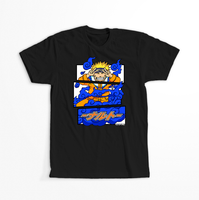 Koszulka Czarna Naruto / Boruto - WYBIERZ KOLOR KOSZULKI I FASON Męska 3XL