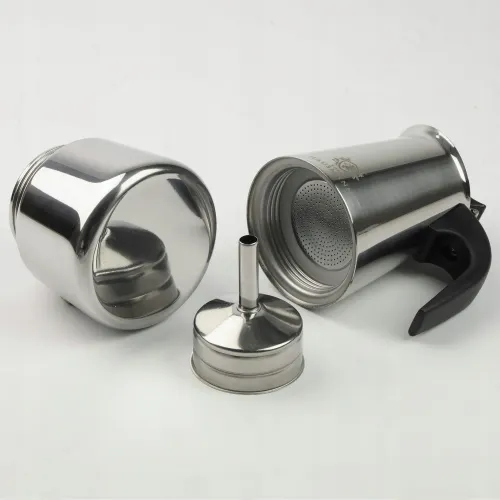 KAWIARKA STAL NIERDZEWNA ZAPARZACZ DO KAWY KAFETERKA WŁOSKA MOKA NA 9 KAWY na Arena.pl