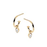 Złote kolczyki Staviori