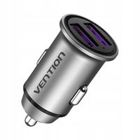 Vention Szybka Ładowarka Samochodowa Do Gniazda Zapalniczki 2X Usb-A 30W