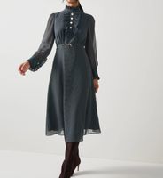 Sukienka LK Bennett Sadie Petite z nadrukiem R40