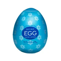 tenga egg snow crystal - elastyczna maszyna intymna, 1 sztuka, chłodzący