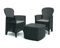 MEBLE OGRODOWE zestaw TREE KAWOWY STOLIK 2 x FOTEL