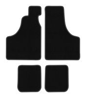 Dywaniki samochodowe welurowe BASIC do: Fiat 126P (1973-2001, n/a) czarne