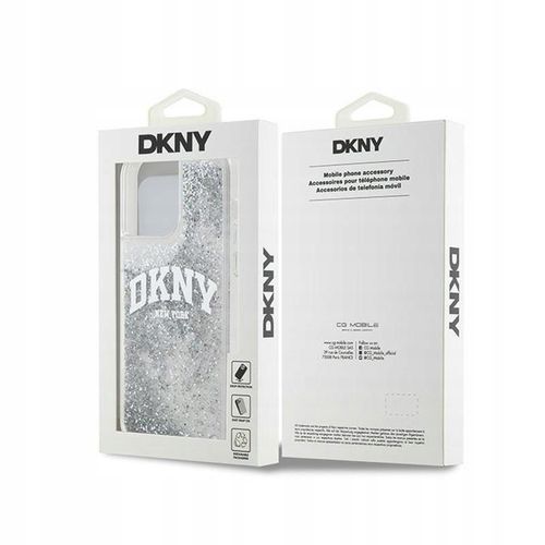 Etui do iPhone 15 Pro Max DKNY Liquid Glitter Case Cover Plecki Białe na Arena.pl