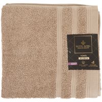 Ręcznik kąpielowy bawełniany 550 g/m2 50x100 cm jasny brązowy