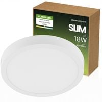 Panel LED 18W PLAFON NATYNKOWY OKRĄGŁY MOCNY LAMPA SUFITOWA OPRAWA ŚCIENNA