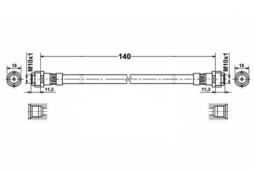 Audi A3 8L Fwd Zestaw Przewodów Hamulcowych Elastycznych Gumowych na Arena.pl