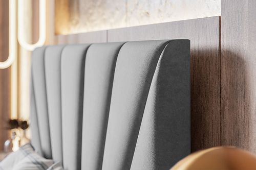 Łóżko tapicerowane slim3 120x200 ze Stelażem i pojemnikiem  kolory na Arena.pl