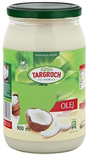 Olej kokosowy 100% rafinowany, bezzapachowy 900ml - Targroch