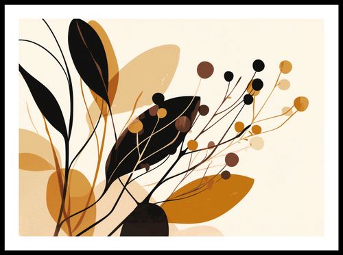 Plakat 70x50cm Jesienne Sylwety na Arena.pl