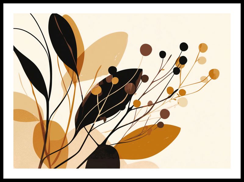 Plakat 70x50cm Jesienne Sylwety zdjęcie 3