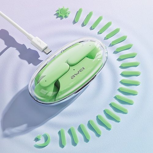 awei słuchawki bluetooth 5.3 t85 enctws + stacja dokująca na Arena.pl