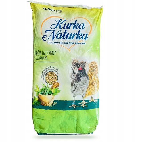 Pasza Kurka Naturka DRÓB OZDOBNY z ziarnami 20kg paw przepiórka kury ozdobn na Arena.pl