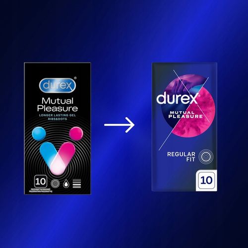 DUREX prezerwatywy MUTUAL PLEASURE Przedłużające Stosunek Stymulujące 10szt na Arena.pl
