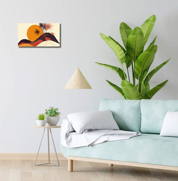 Obraz 40x20cm Słoneczny Horyzont zdjęcie 2