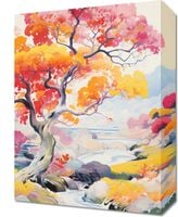 Obraz 30x40cm Roztańczony Krajobraz