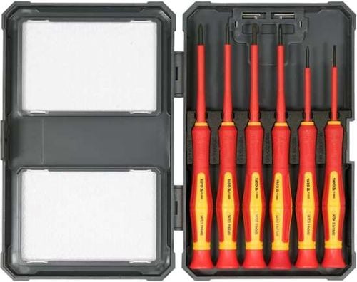 zestaw precyzyjnych wkrętaków vde 6 elementów - yt-28283 na Arena.pl