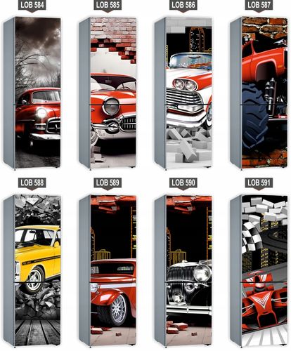 Mata magnetyczna magnes ozdobny na lodówkę KOLOROWY ROWER 171 x 61 cm na Arena.pl