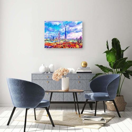 Obraz na płótnie - Canvas, Kolorowy Dubaj 60x40 na Arena.pl