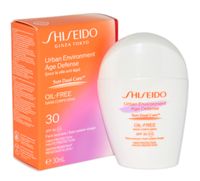 shiseido sun care urban environment age defense oil free spf30 30ml