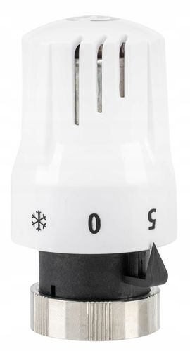 ZESTAW TERMOSTATYCZNY PROSTY ZAWORY FI 1/2" GŁOWICA TERMOSTATYCZNA KOMPLET na Arena.pl