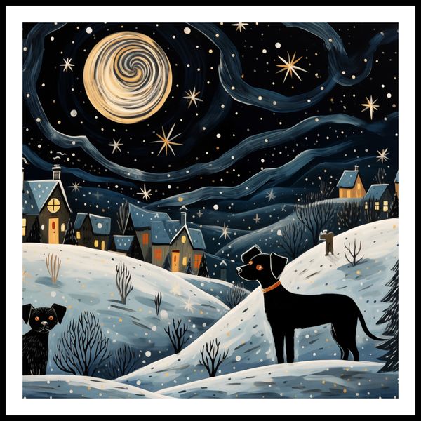 Plakat 100x100cm Nocny Psi Patrol zdjęcie 3